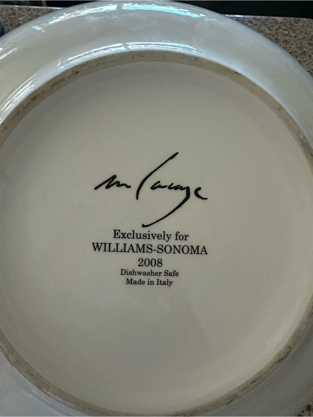 Williams Sonoma Francis Marc Lacaze Roaster Bowl